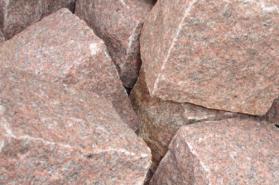 RED GRANITE COBBLES